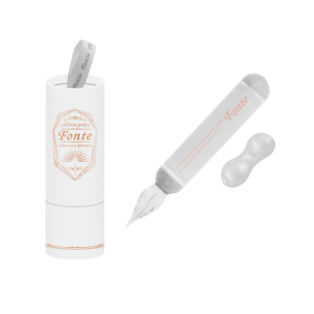 KOMAMONO LAB Fonte Mini Glass Pen Skeleton Transparent