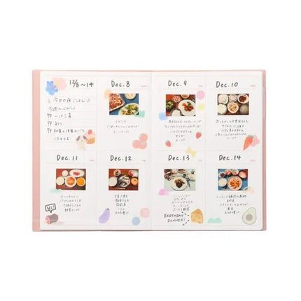 MARK'S Log Diary Date-free Weekly Planner example