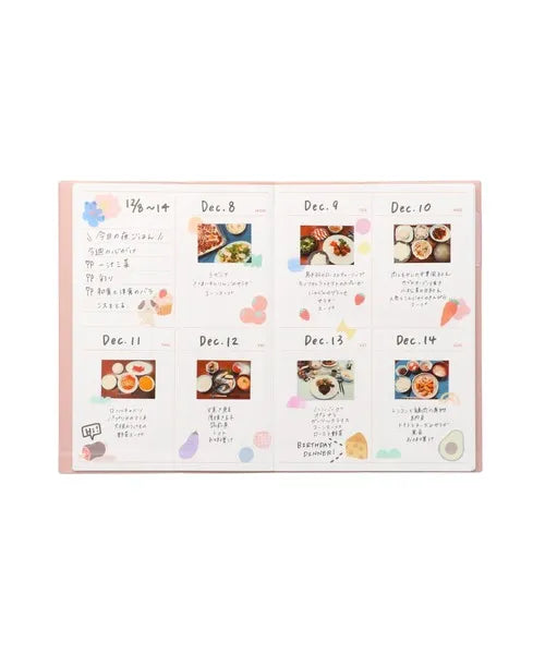 MARK'S Log Diary Date-free Weekly Planner example