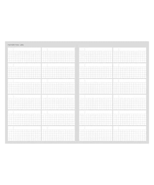 MARK'S Log Diary Date-free Weekly Planner inside weekly favorite log