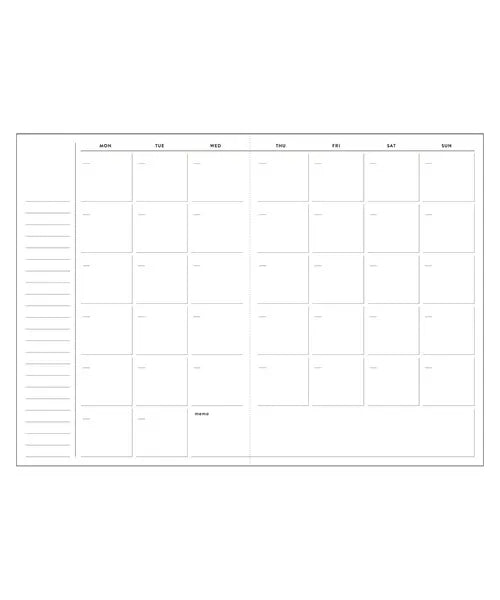 MARK'S Log Diary Date-free Weekly Planner inside weekly monthly