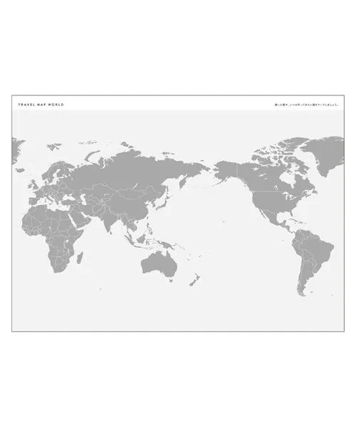 MARK'S Log Diary Date-free Weekly Planner inside weekly world map