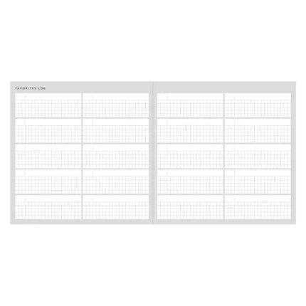 MARK'S Life Log Diary funlog Date-free Daily Pocket Square inside