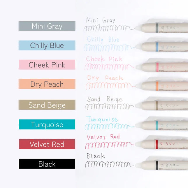 PILOT Frixion waai Series Erasable Ball Pen 8-Color Set (LFW-15-8C)