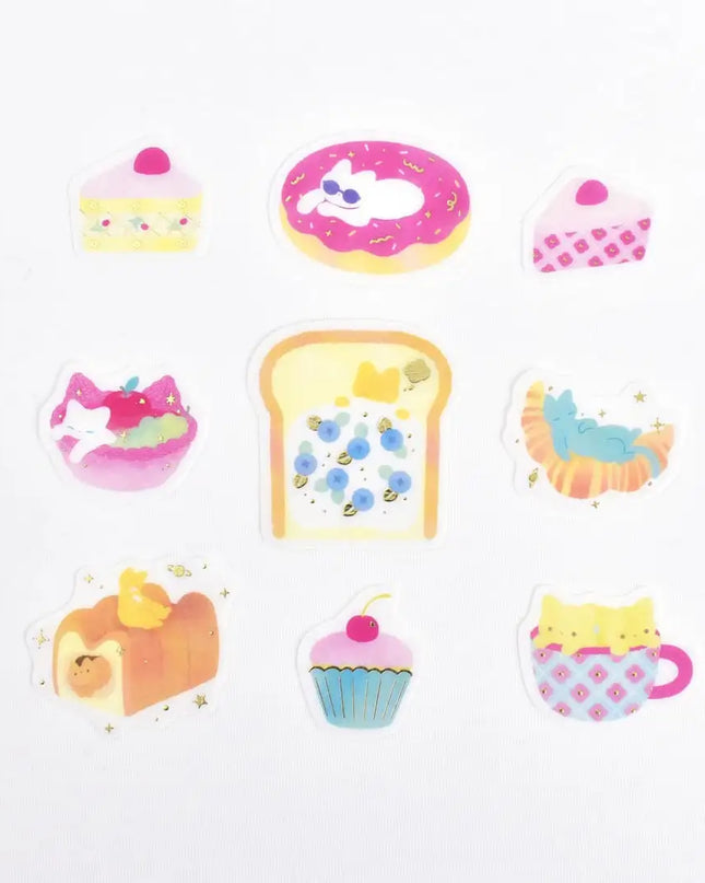 PAPIER PLATZ x Miyashita Nodoka Designer’s Flake Sticker sweets time