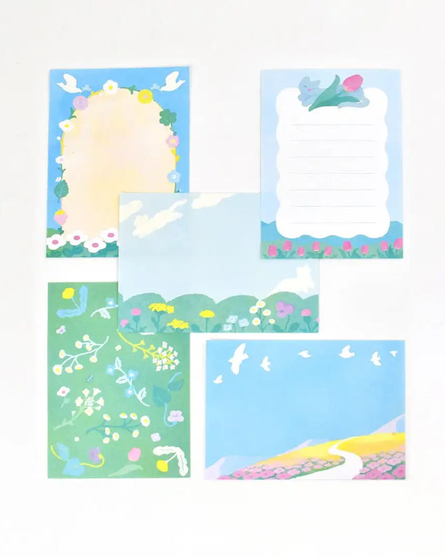 PAPIER PLATZ x Miyashita Nodoka Otegaru Memo Pad Relaxing Day