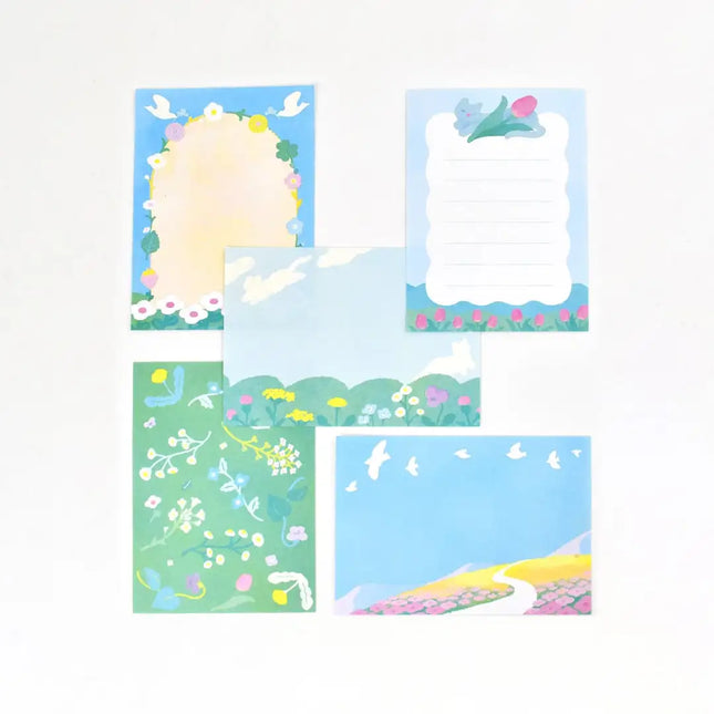 PAPIER PLATZ x Miyashita Nodoka Otegaru Memo Pad Relaxing Day