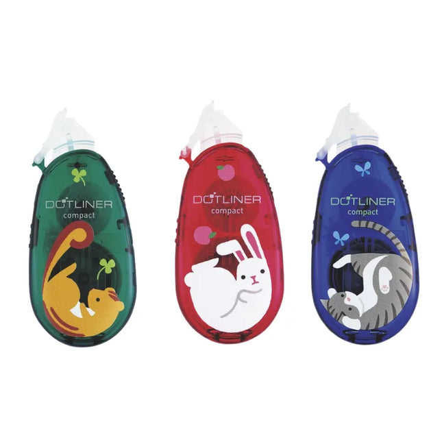 [LIMITED EDITION] KOKUYO Dotliner Compact Glue Tape - Animal Pattern