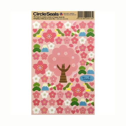 RYURYU Circle Seals - Spring Fuji