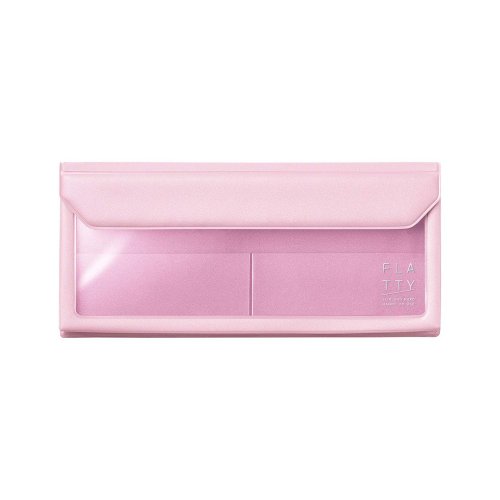 KING JIM Flatty Pen Case Pink