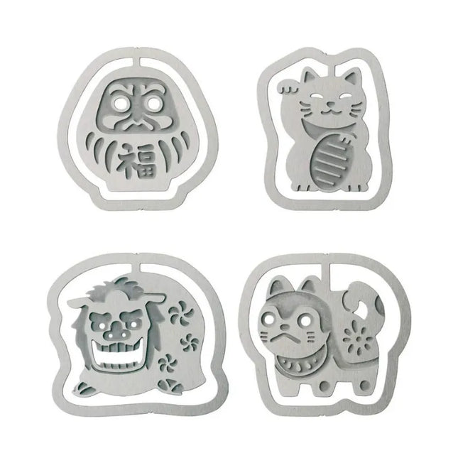 MIDORI Etching Clips - Japanese Lucky Charms