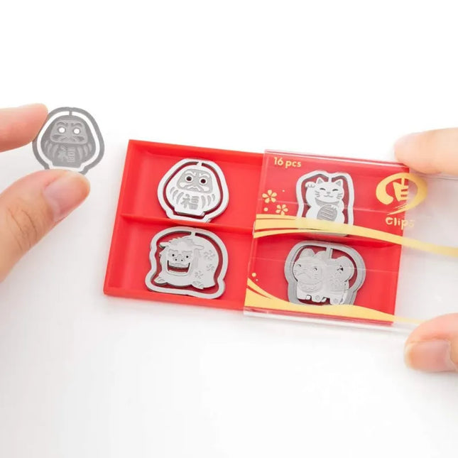 MIDORI Etching Clips - Japanese Lucky Charms