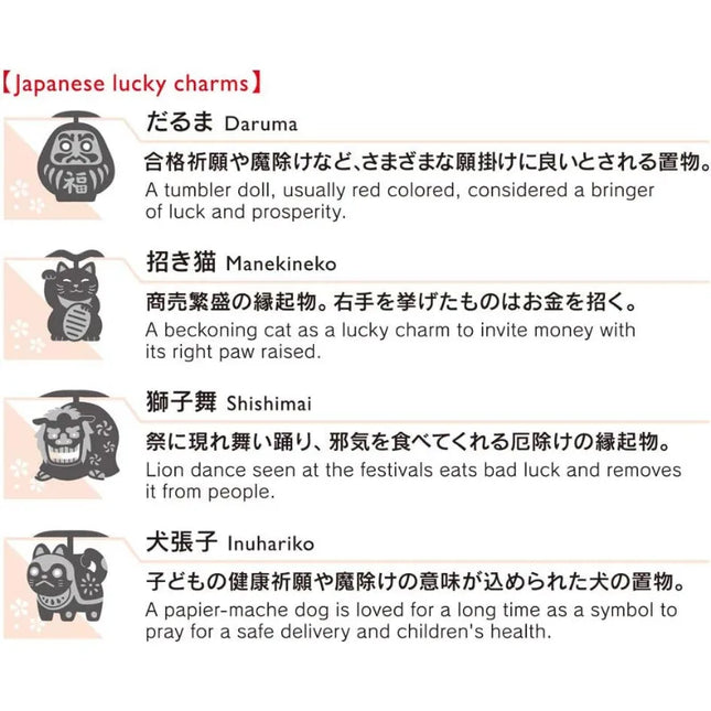 MIDORI Etching Clips - Japanese Lucky Charms