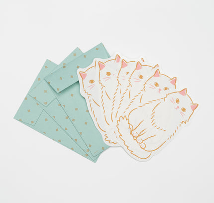 MIDORI Die-cut Letter Set - Cat details