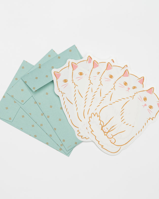 MIDORI Die-cut Letter Set - Cat details
