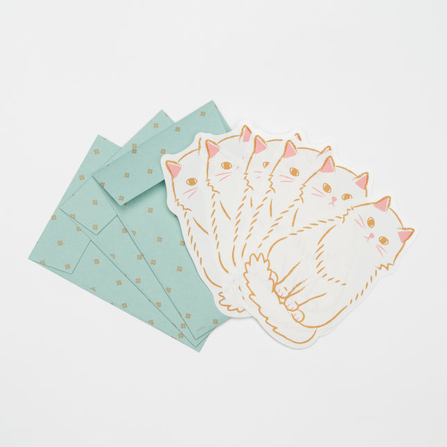 MIDORI Die-cut Letter Set - Cat details