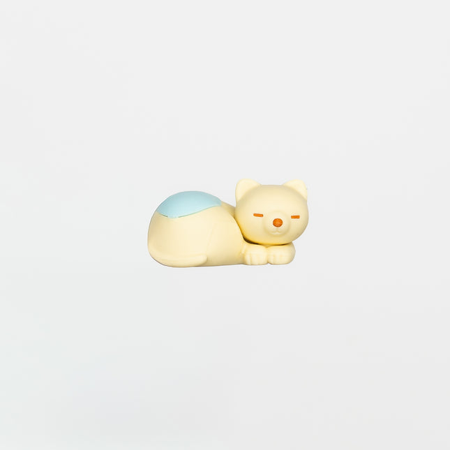 IWAKO Eraser - Blue Sleepy Cat