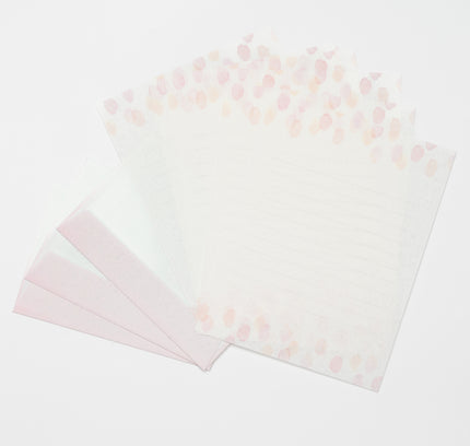 FURUKAWA SHIKO Letter Set Peach Colored Iroiro Dou details