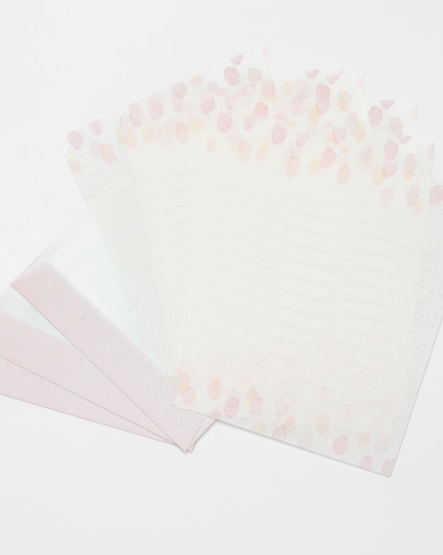 FURUKAWA SHIKO Letter Set Peach Colored Iroiro Dou details