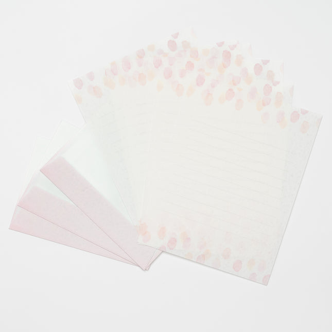 FURUKAWA SHIKO Letter Set Peach Colored Iroiro Dou details