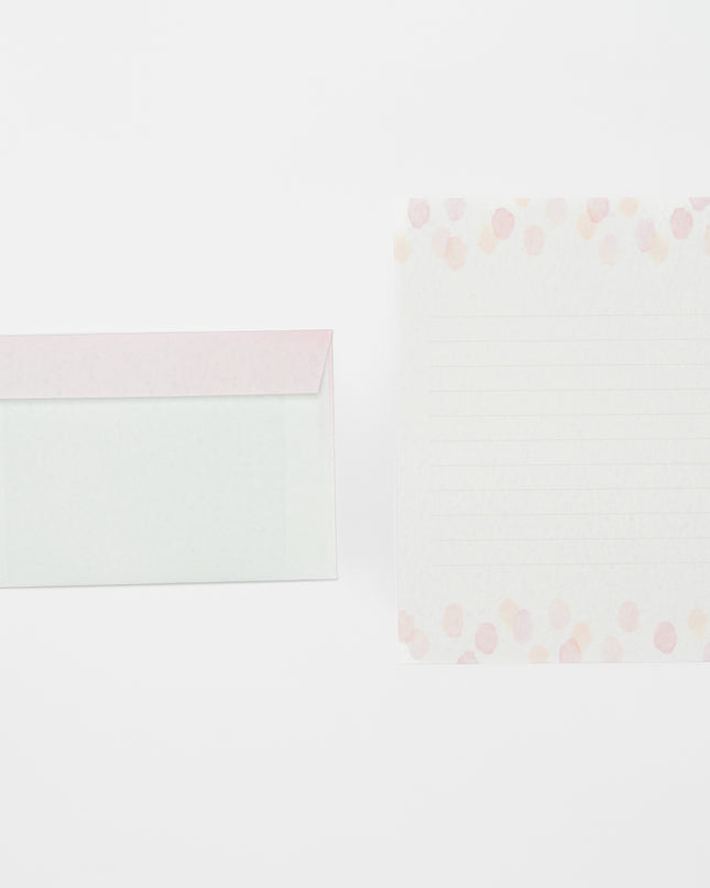 FURUKAWA SHIKO Letter Set Peach Colored Iroiro Dou details