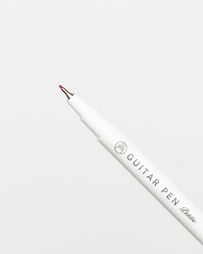 TERANISHI CHEMICAL Guitar Pen Petit 3 Colors Set Pink close up on tip