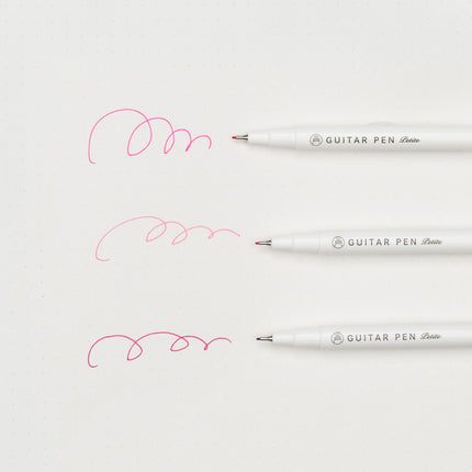 TERANISHI CHEMICAL Guitar Pen Petit 3 Colors Set Pink pen test