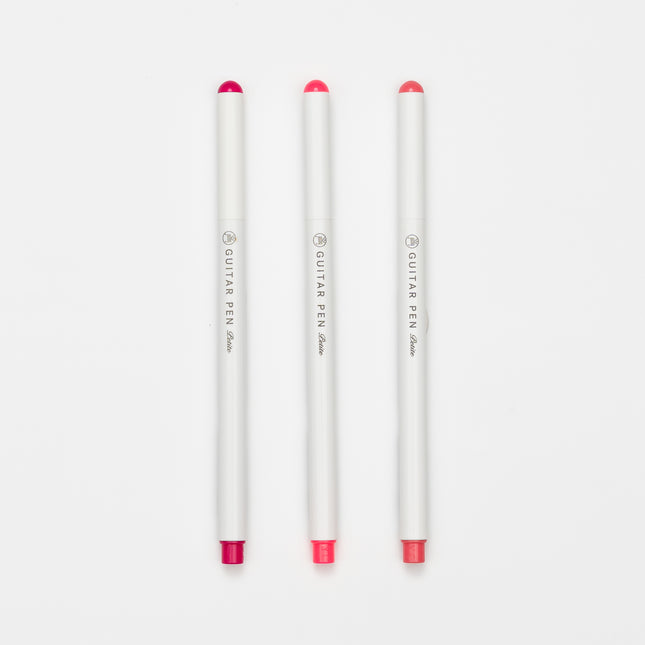 TERANISHI CHEMICAL Guitar Pen Petit 3 Colors Set Pink