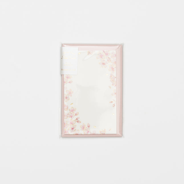 TSUTSUMU Mini Message Card - Sakura