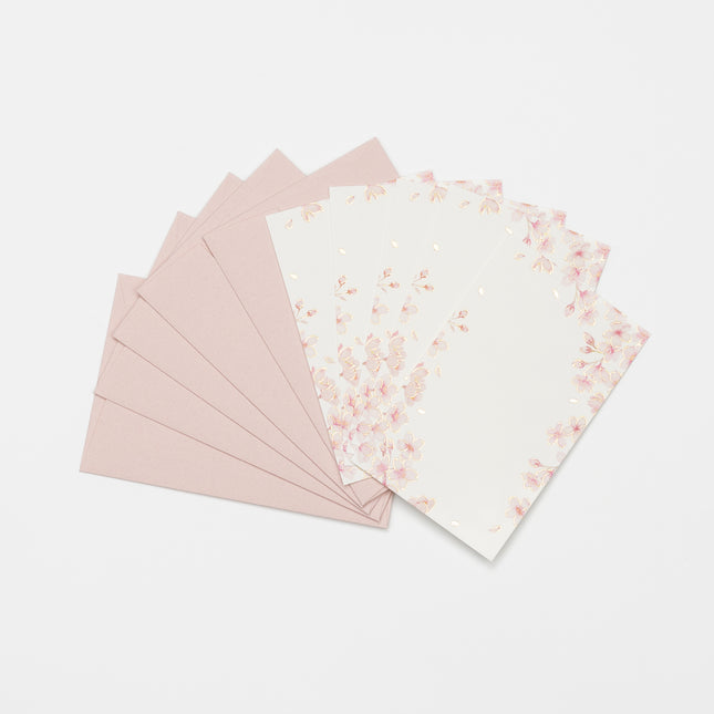 TSUTSUMU Mini Message Card - Sakura details