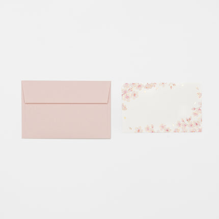 TSUTSUMU Mini Message Card - Sakura details