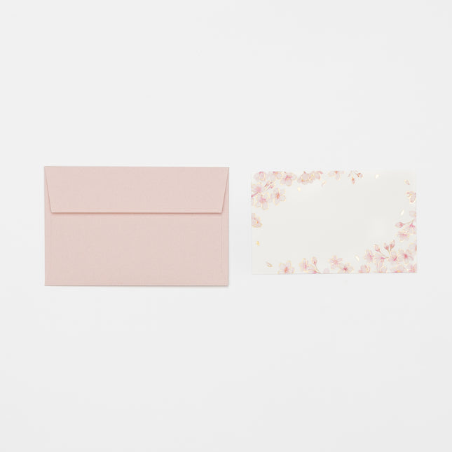 TSUTSUMU Mini Message Card - Sakura details