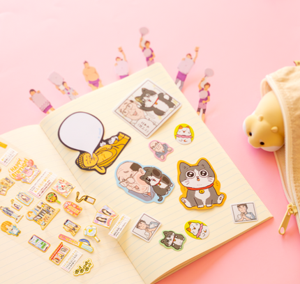 stickers from ZenPop’s Bizarre Stationery