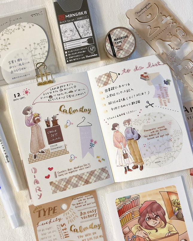 journaling with Mangaka Stationery set
