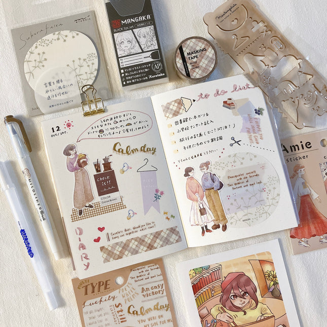 journaling with Mangaka Stationery set