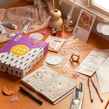 ZENPOP Mangaka Stationery Box