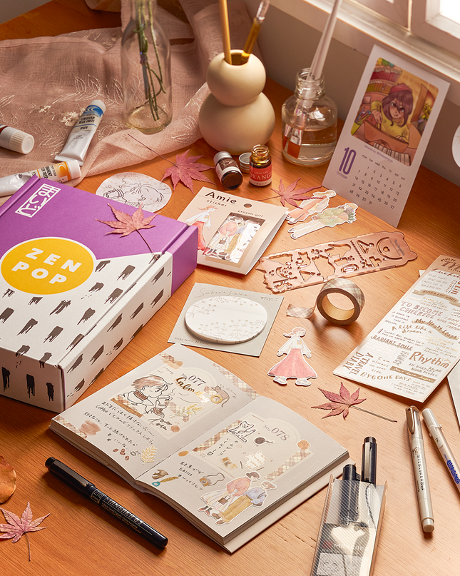 ZENPOP Mangaka Stationery Box