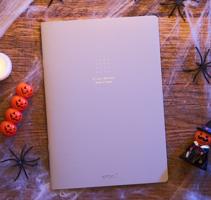 A5 Notebook Dot Grid Gray From Midori