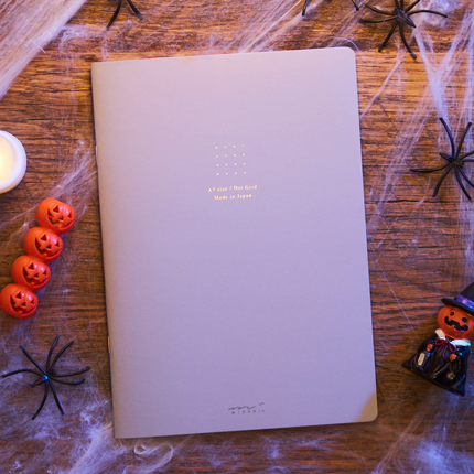 A5 Notebook Dot Grid Gray From Midori