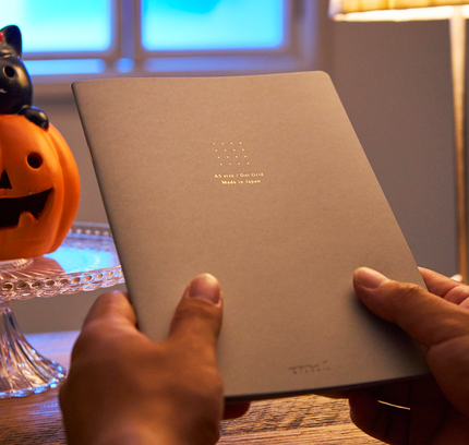 A5 Notebook Dot Grid Gray From Midori