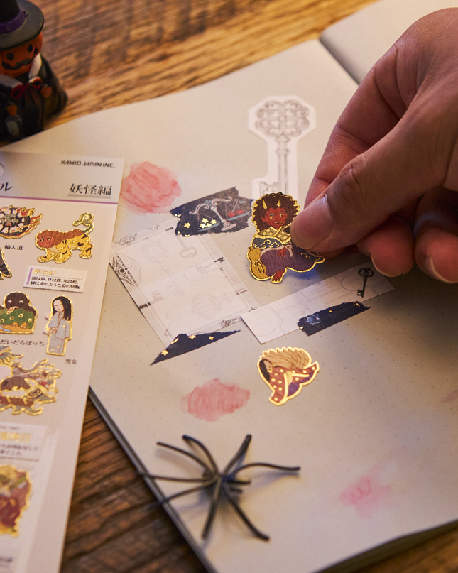 Otona no Zukan Sticker Yokai From Kamio Japan