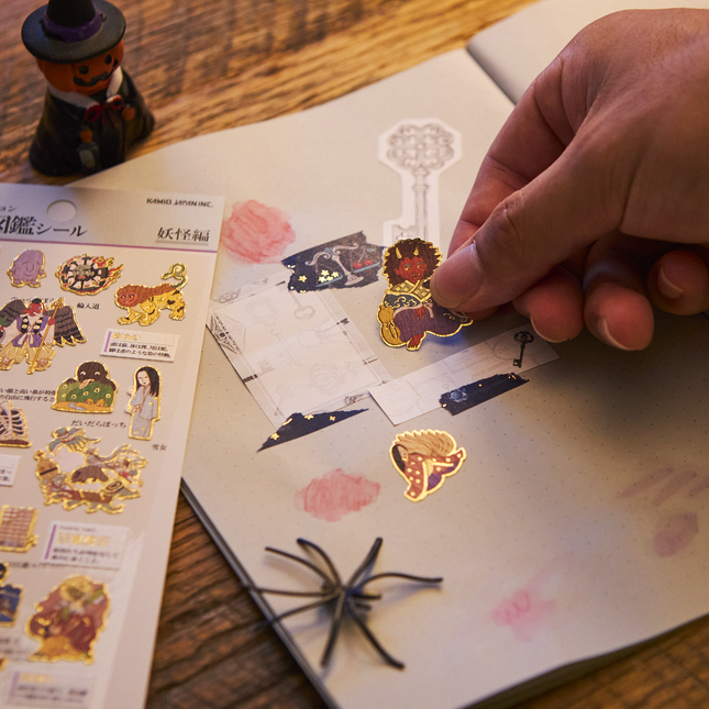 Otona no Zukan Sticker Yokai From Kamio Japan