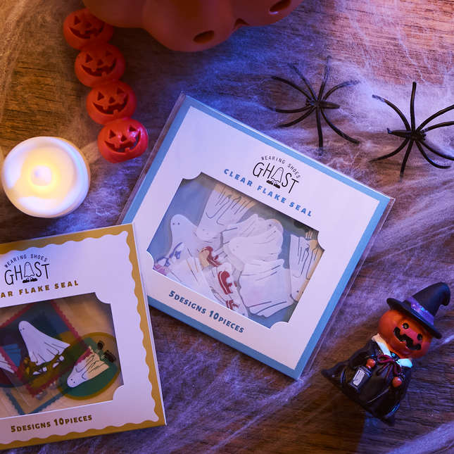 WEARING SHOES GHOST Clear Flake Sticker From Greenflash