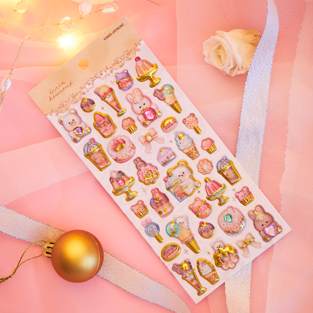 Écrin Heureux Sticker Yummy From Kamio Japan