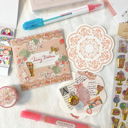 journaling with Pinkmas Stationery