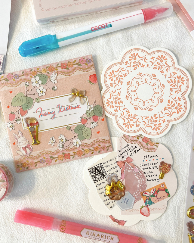 journaling with Pinkmas Stationery