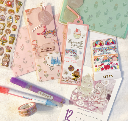 journaling with Pinkmas Stationery