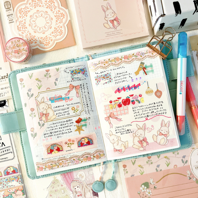 journaling with Pinkmas Stationery
