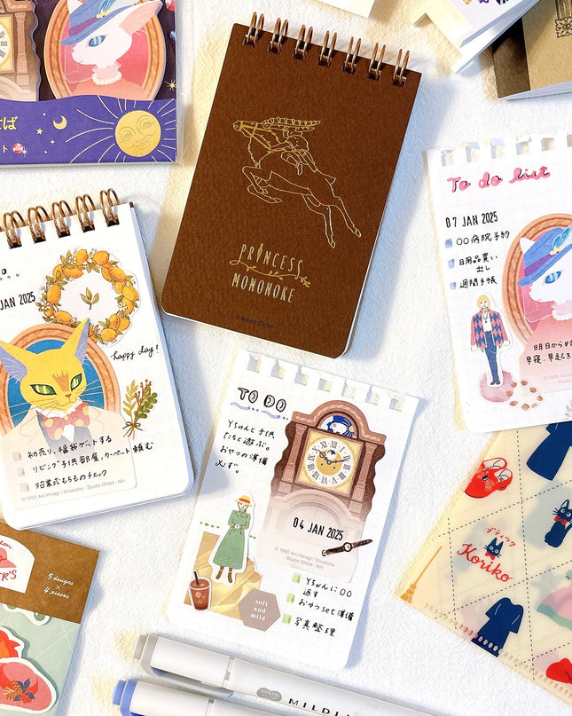 journaling with Studio Ghibli themed stationery