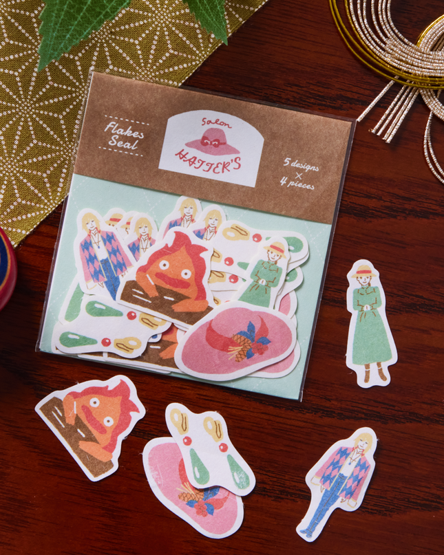 Howl's moving castle Washi Flake Sticker